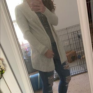 Cream cardigan